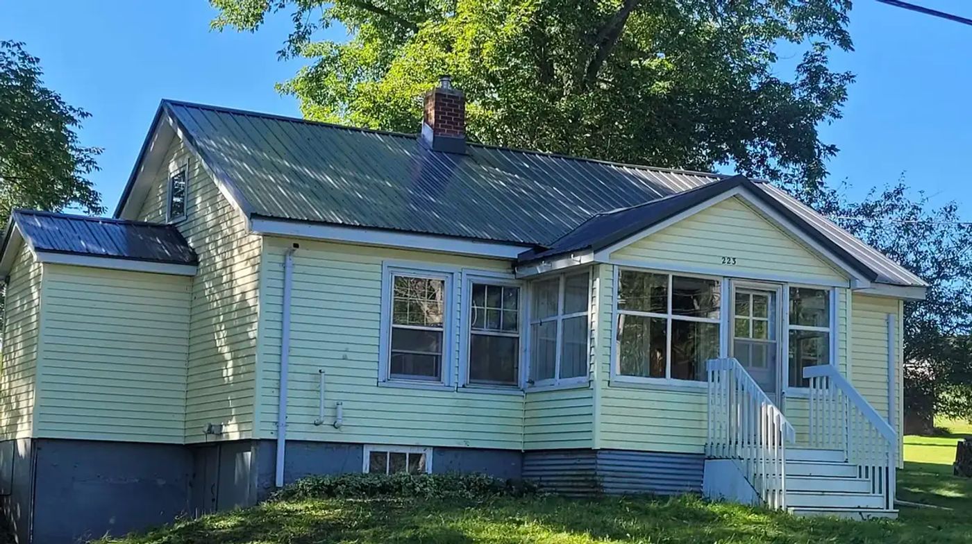 Older home renewed with a standing-seam steel roof